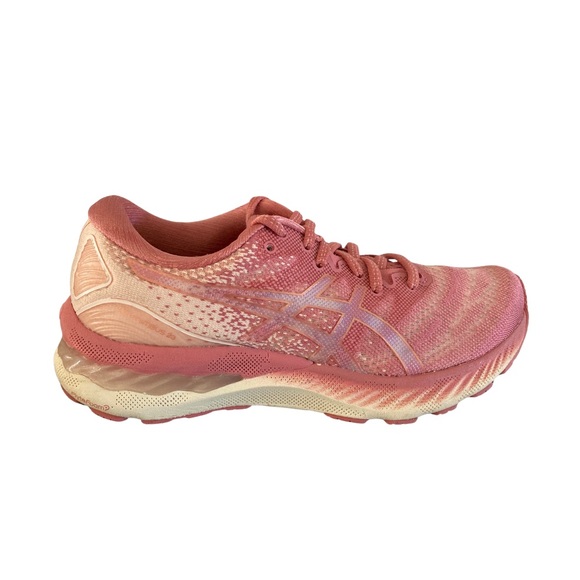 ASICS Gel Nimbus 23 Womens Size 7.5 Blush Pink Running Shoes Standard Width - Picture 1 of 5